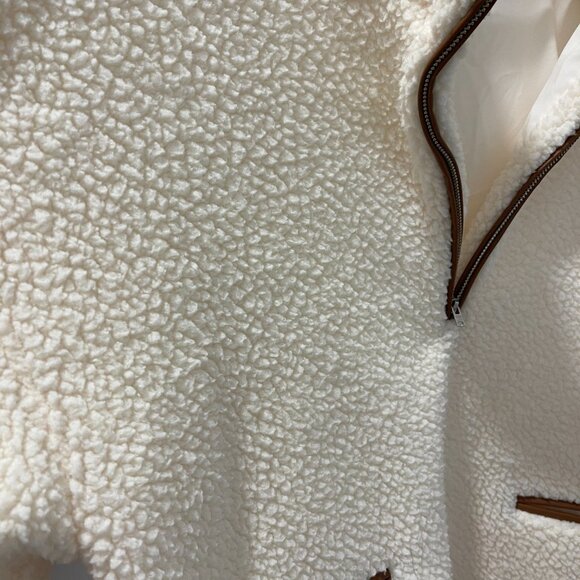 Hudson North Fleece Sweater - Cream - Size L - Picture 5 of 7